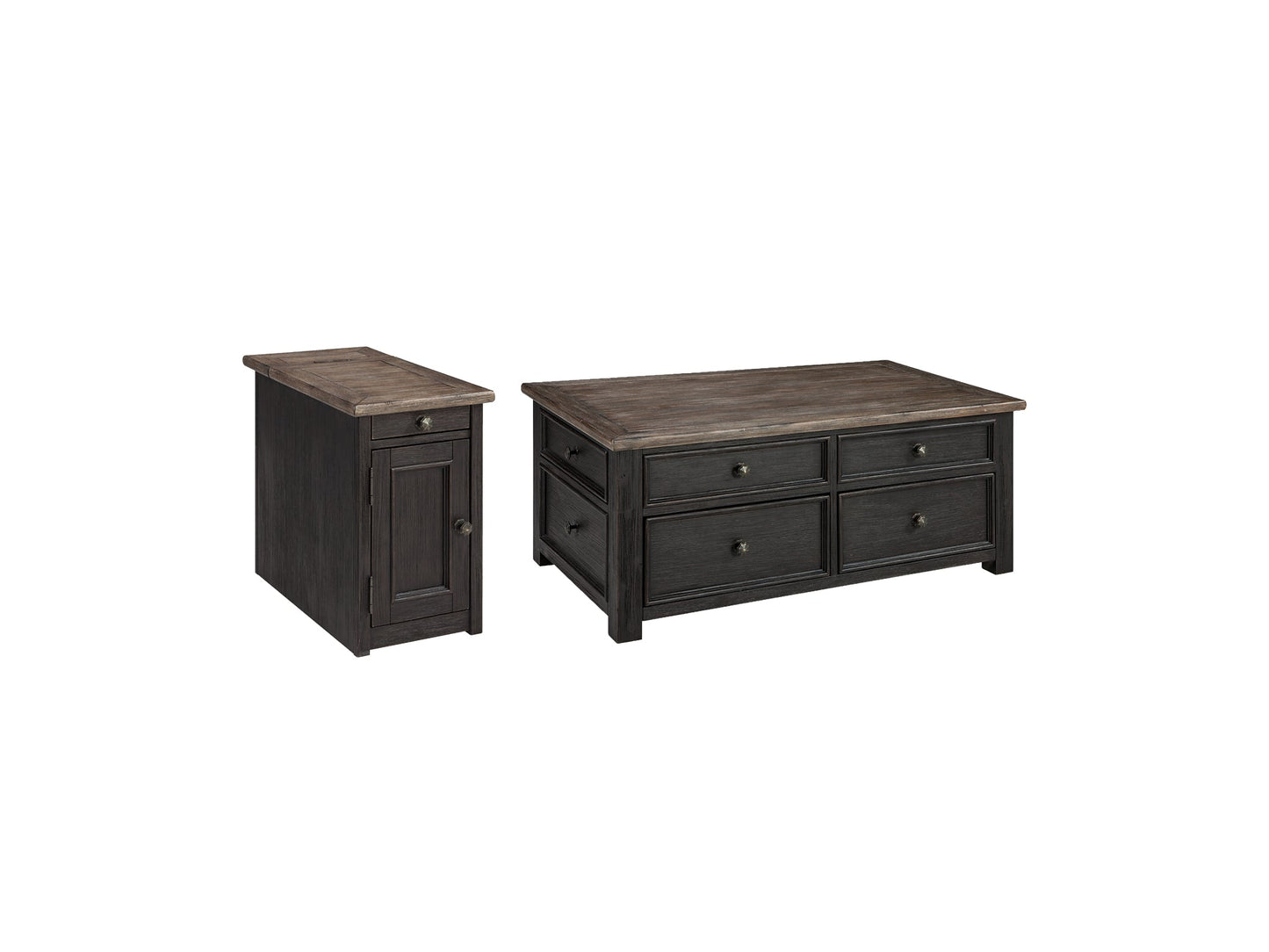 Tyler Creek Coffee Table with 1 End Table Furniture Mart -  online today or in-store at our location in Duluth, Ga. Furniture Mart Georgia. View our lowest price today. Shop Now. 