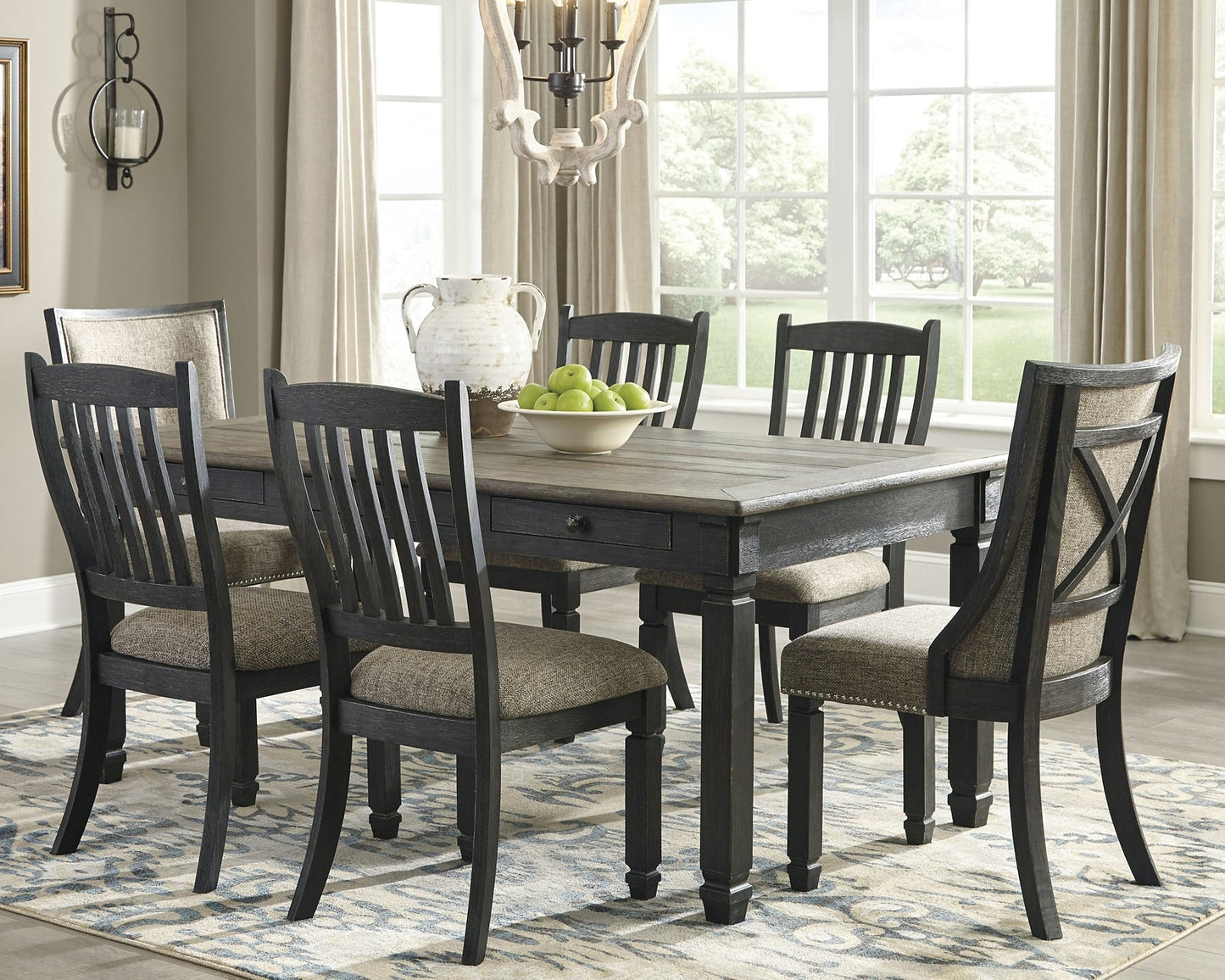 Tyler Creek Dining Table and 6 Chairs Furniture Mart -  online today or in-store at our location in Duluth, Ga. Furniture Mart Georgia. View our lowest price today. Shop Now. 