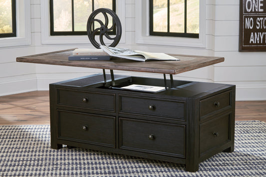 Tyler Creek Lift Top Cocktail Table Furniture Mart -  online today or in-store at our location in Duluth, Ga. Furniture Mart Georgia. View our lowest price today. Shop Now. 