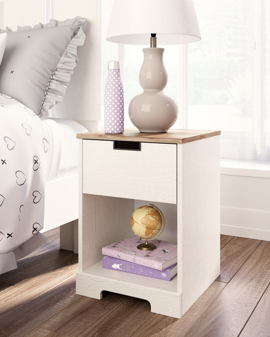 Vaibryn One Drawer Night Stand Furniture Mart -  online today or in-store at our location in Duluth, Ga. Furniture Mart Georgia. View our lowest price today. Shop Now. 