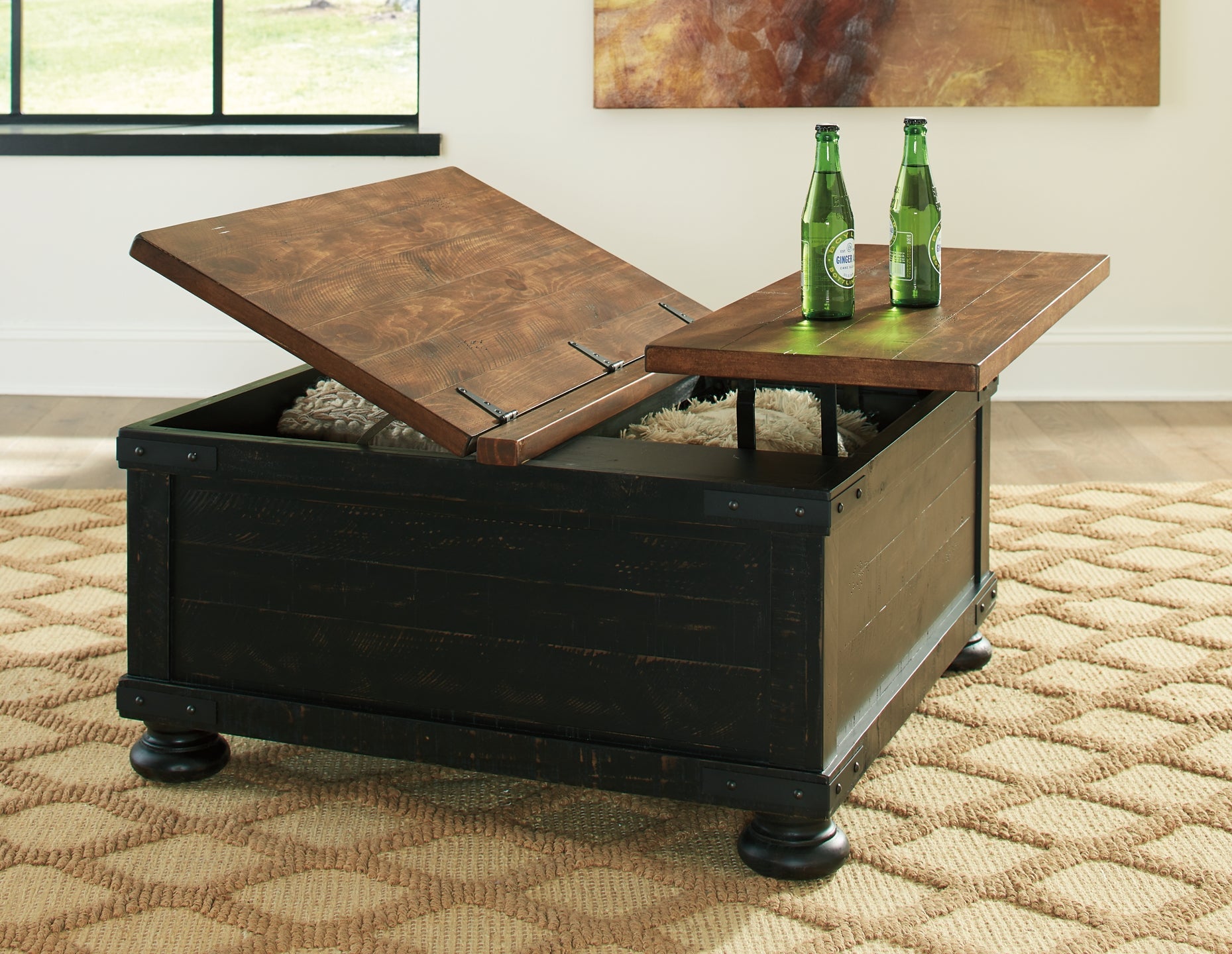 Valebeck Lift Top Cocktail Table Furniture Mart -  online today or in-store at our location in Duluth, Ga. Furniture Mart Georgia. View our lowest price today. Shop Now. 