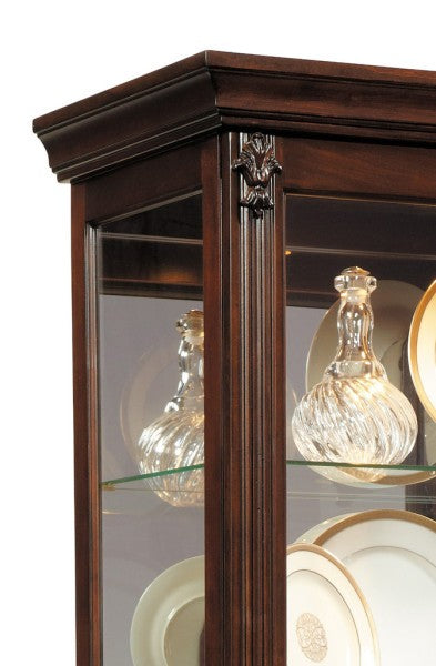 Warm Cherry Mirrored Back Curio Furniture Mart -  online today or in-store at our location in Duluth, Ga. Furniture Mart Georgia. View our lowest price today. Shop Now. 