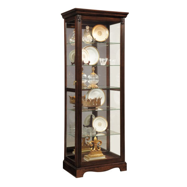 Warm Cherry Mirrored Back Curio Furniture Mart -  online today or in-store at our location in Duluth, Ga. Furniture Mart Georgia. View our lowest price today. Shop Now. 