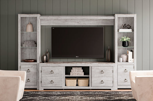 Willowton 4-Piece Entertainment Center Furniture Mart -  online today or in-store at our location in Duluth, Ga. Furniture Mart Georgia. View our lowest price today. Shop Now. 
