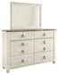 Willowton Dresser and Mirror Furniture Mart -  online today or in-store at our location in Duluth, Ga. Furniture Mart Georgia. View our lowest price today. Shop Now. 