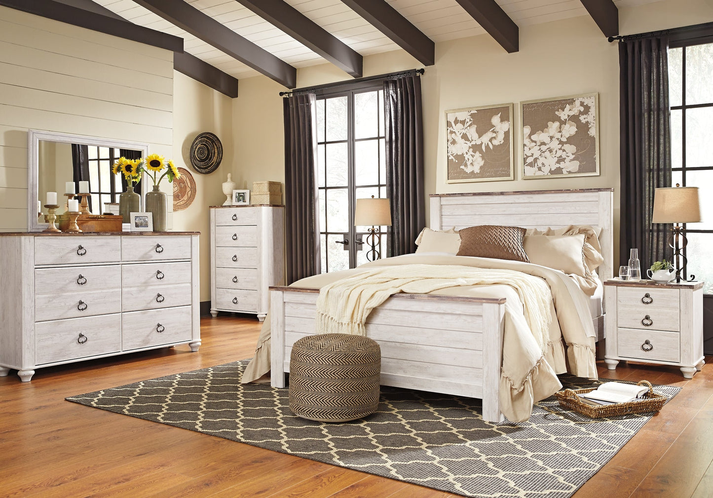 Willowton Dresser and Mirror Furniture Mart -  online today or in-store at our location in Duluth, Ga. Furniture Mart Georgia. View our lowest price today. Shop Now. 