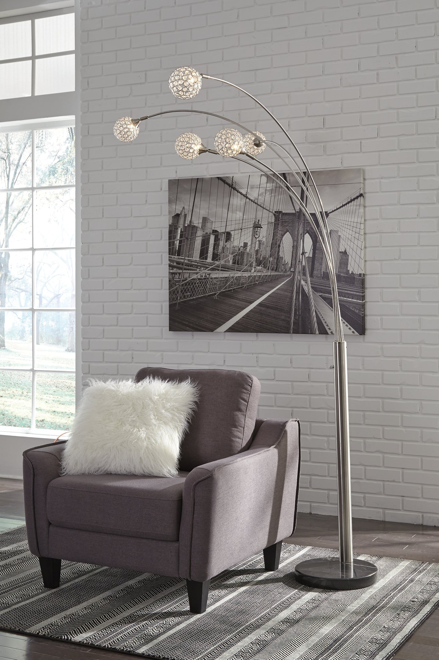Winter Metal Arc Lamp (1/CN) Furniture Mart -  online today or in-store at our location in Duluth, Ga. Furniture Mart Georgia. View our lowest price today. Shop Now. 