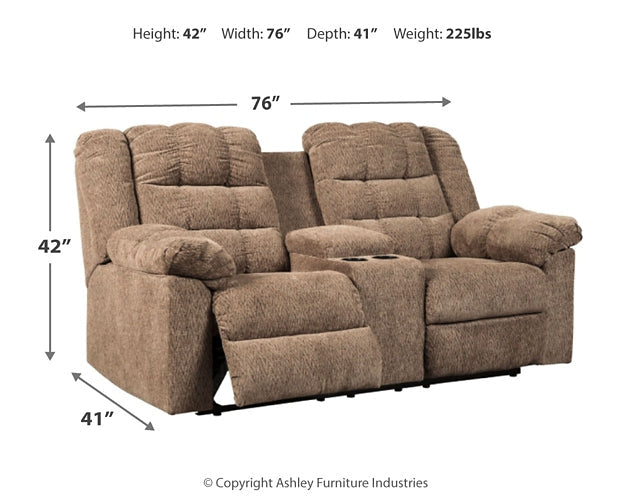 Workhorse DBL Rec Loveseat w/Console Furniture Mart -  online today or in-store at our location in Duluth, Ga. Furniture Mart Georgia. View our lowest price today. Shop Now. 