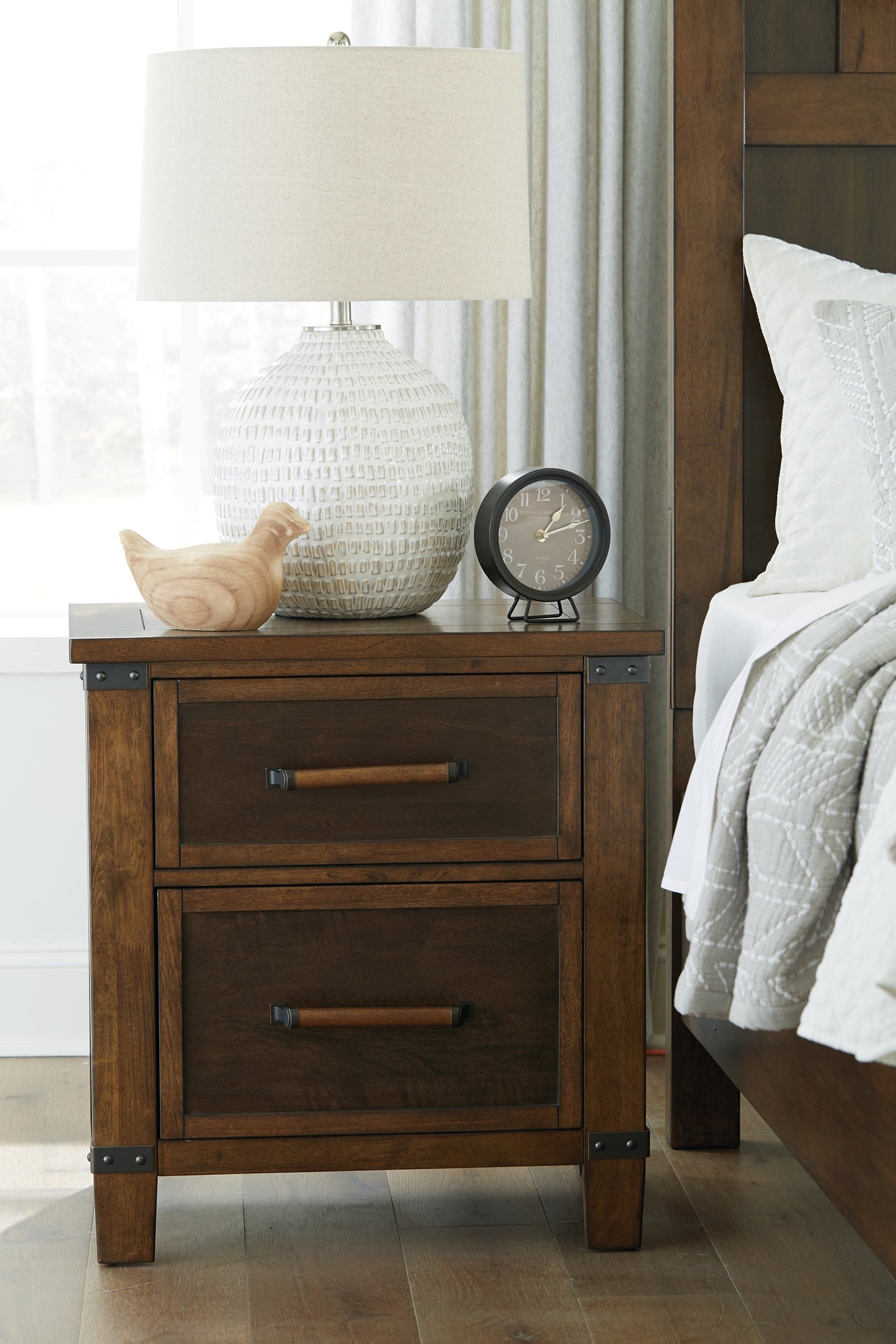 Wyattfield King Panel Bed with Mirrored Dresser, Chest and Nightstand Furniture Mart -  online today or in-store at our location in Duluth, Ga. Furniture Mart Georgia. View our lowest price today. Shop Now. 
