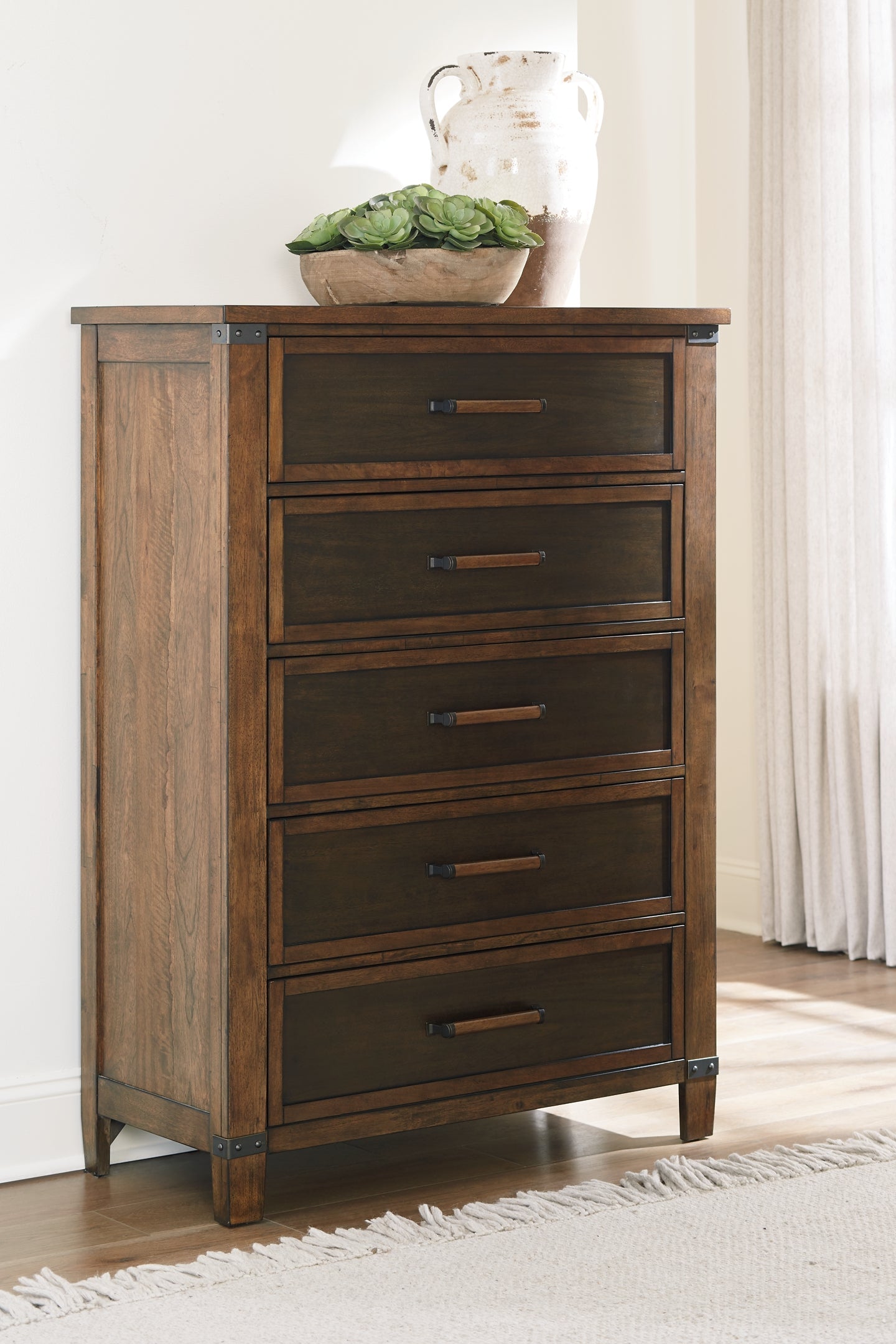 Wyattfield King Panel Bed with Mirrored Dresser, Chest and Nightstand Furniture Mart -  online today or in-store at our location in Duluth, Ga. Furniture Mart Georgia. View our lowest price today. Shop Now. 