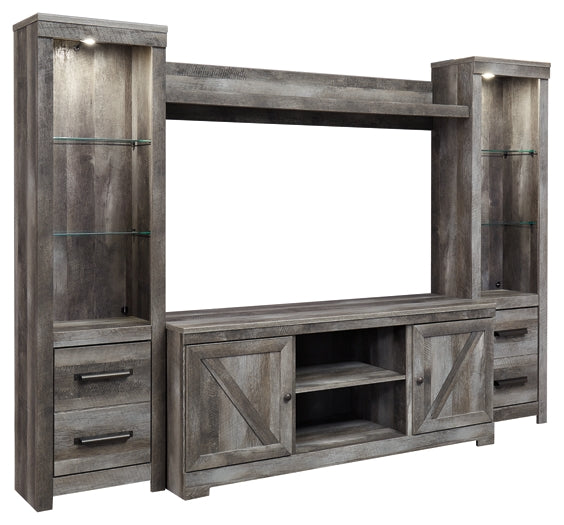 Wynnlow 4-Piece Entertainment Center Furniture Mart -  online today or in-store at our location in Duluth, Ga. Furniture Mart Georgia. View our lowest price today. Shop Now. 