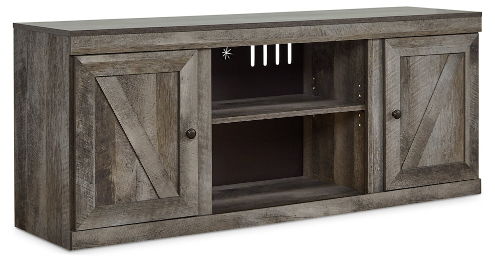 Wynnlow LG TV Stand w/Fireplace Option Furniture Mart -  online today or in-store at our location in Duluth, Ga. Furniture Mart Georgia. View our lowest price today. Shop Now. 