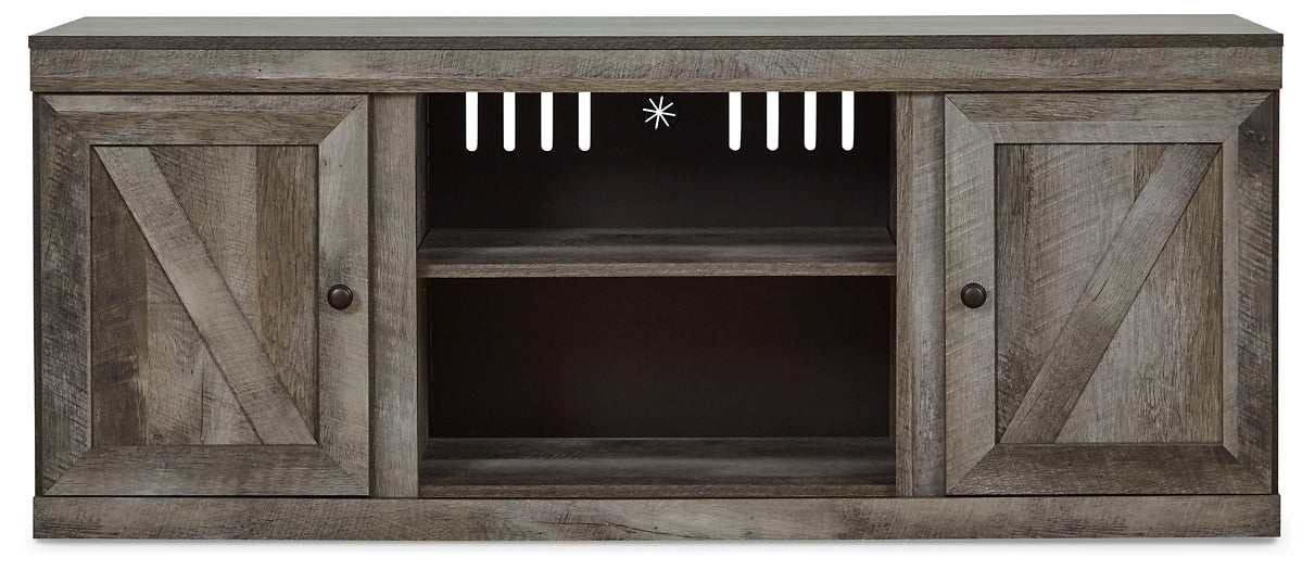 Wynnlow LG TV Stand w/Fireplace Option Furniture Mart -  online today or in-store at our location in Duluth, Ga. Furniture Mart Georgia. View our lowest price today. Shop Now. 