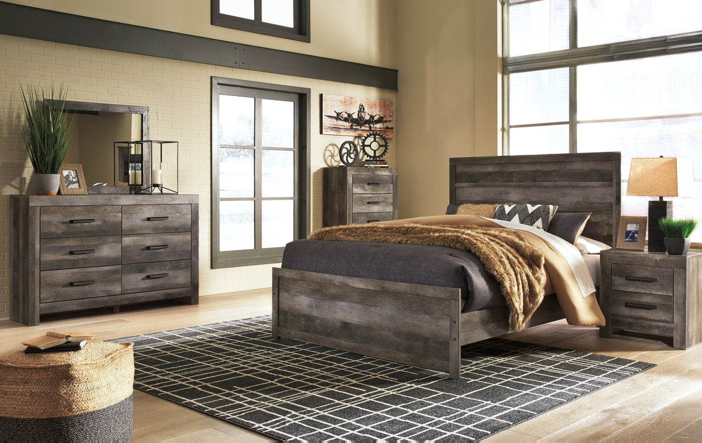 Wynnlow Queen Panel Bed Furniture Mart -  online today or in-store at our location in Duluth, Ga. Furniture Mart Georgia. View our lowest price today. Shop Now. 