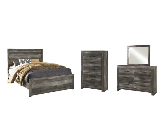 Wynnlow Queen Panel Bed with Mirrored Dresser and Chest Furniture Mart -  online today or in-store at our location in Duluth, Ga. Furniture Mart Georgia. View our lowest price today. Shop Now. 