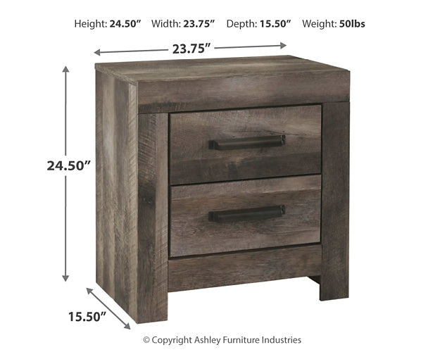 Wynnlow Two Drawer Night Stand Furniture Mart -  online today or in-store at our location in Duluth, Ga. Furniture Mart Georgia. View our lowest price today. Shop Now. 