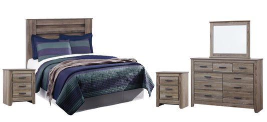 Zelen Full Panel Headboard with Mirrored Dresser and 2 Nightstands Furniture Mart -  online today or in-store at our location in Duluth, Ga. Furniture Mart Georgia. View our lowest price today. Shop Now. 