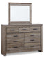 Zelen King Panel Bed with Mirrored Dresser, Chest and Nightstand Furniture Mart -  online today or in-store at our location in Duluth, Ga. Furniture Mart Georgia. View our lowest price today. Shop Now. 
