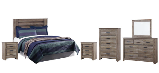Zelen Queen/Full Panel Headboard with Mirrored Dresser, Chest and 2 Nightstands Furniture Mart -  online today or in-store at our location in Duluth, Ga. Furniture Mart Georgia. View our lowest price today. Shop Now. 