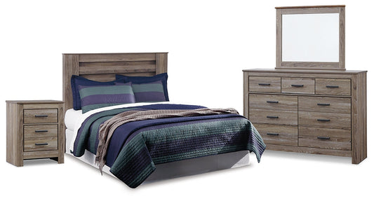 Zelen Queen Panel Headboard with Mirrored Dresser and Nightstand Furniture Mart -  online today or in-store at our location in Duluth, Ga. Furniture Mart Georgia. View our lowest price today. Shop Now. 