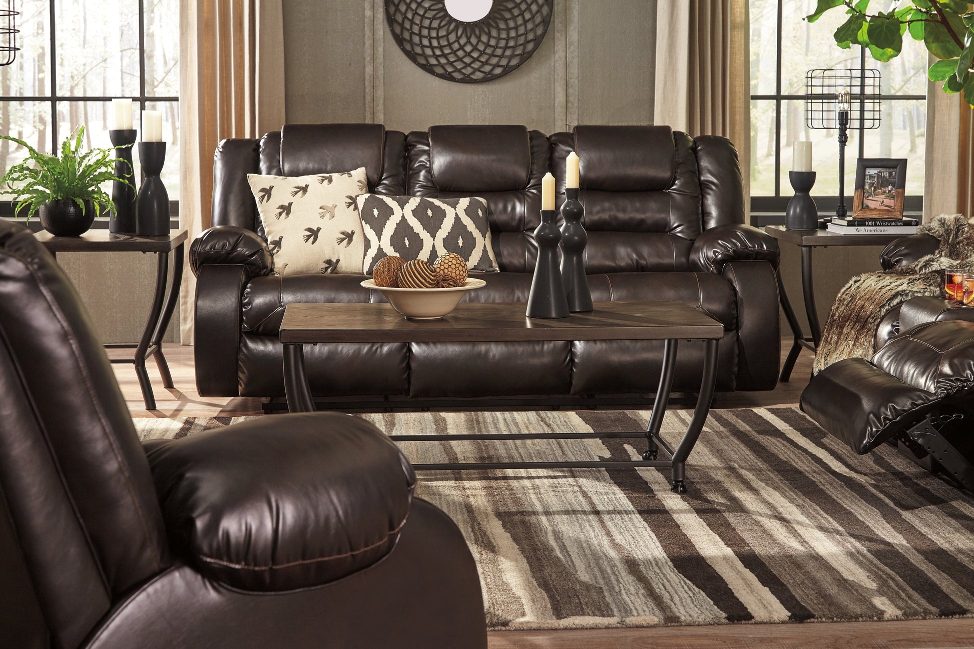 Vacherie Reclining Sofa Furniture Mart