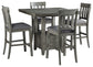 Hallanden Counter Height Dining Table and 4 Barstools Furniture Mart -  online today or in-store at our location in Duluth, Ga. Furniture Mart Georgia. View our lowest price today. Shop Now. 