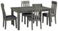 Hallanden Dining Table and 4 Chairs Furniture Mart -  online today or in-store at our location in Duluth, Ga. Furniture Mart Georgia. View our lowest price today. Shop Now. 