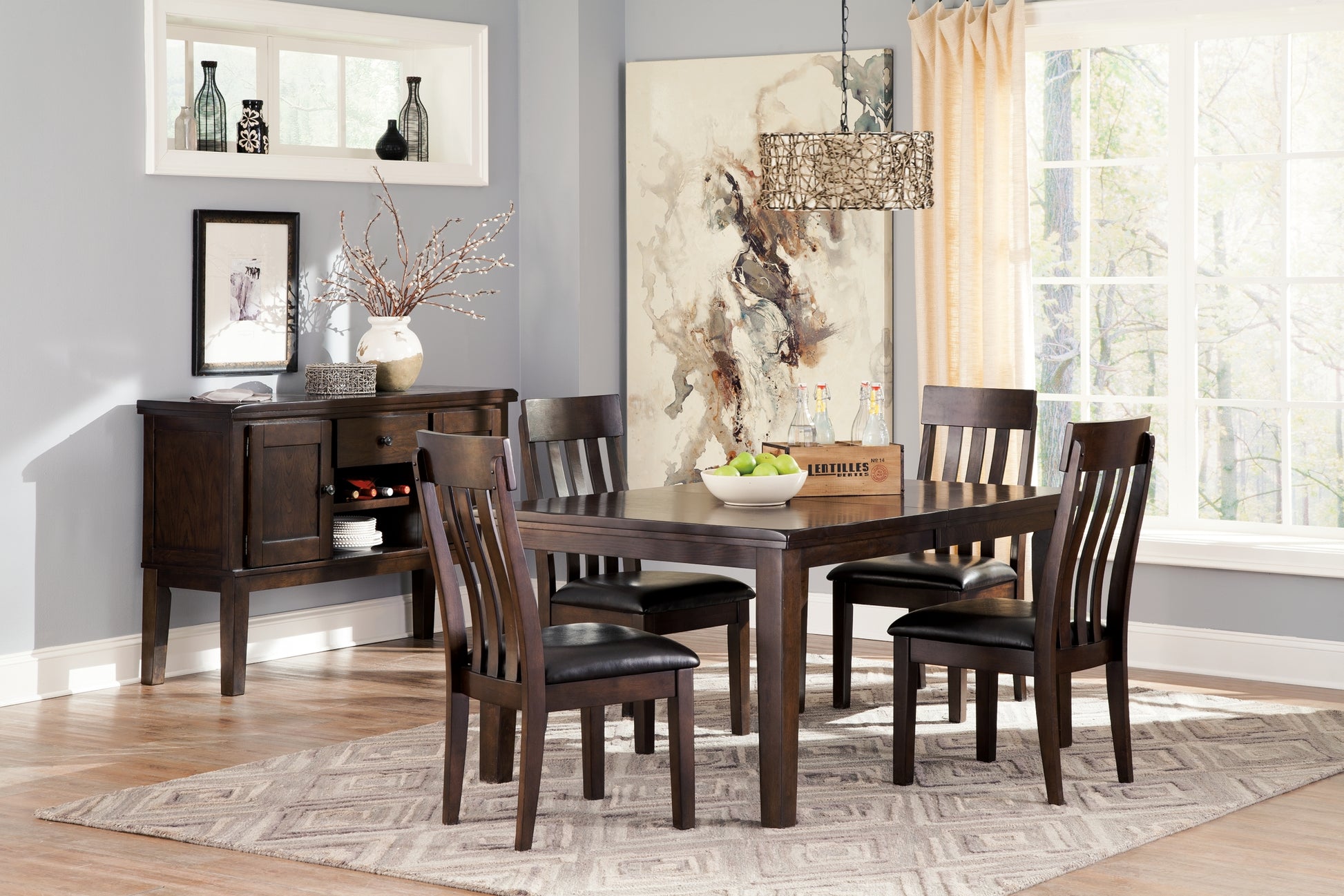 Haddigan Dining Table and 4 Chairs Furniture Mart -  online today or in-store at our location in Duluth, Ga. Furniture Mart Georgia. View our lowest price today. Shop Now. 