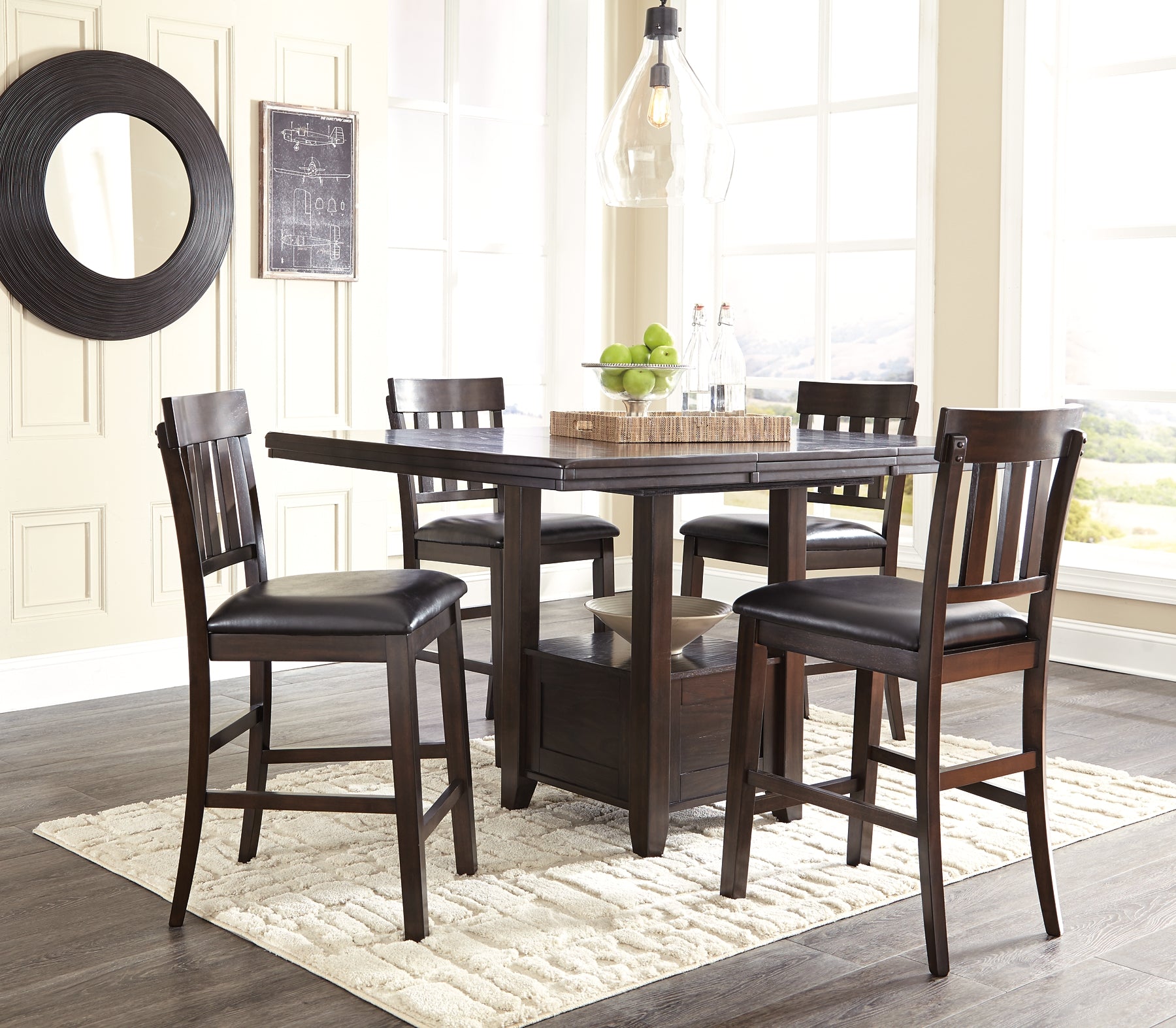 Haddigan Counter Height Dining Table and 4 Barstools Furniture Mart -  online today or in-store at our location in Duluth, Ga. Furniture Mart Georgia. View our lowest price today. Shop Now. 