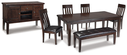 Haddigan Dining Table and 4 Chairs and Bench with Storage Furniture Mart -  online today or in-store at our location in Duluth, Ga. Furniture Mart Georgia. View our lowest price today. Shop Now. 