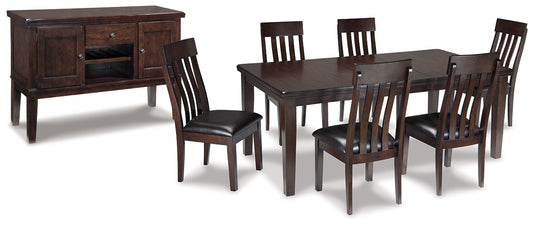 Haddigan Dining Table and 6 Chairs with Storage Furniture Mart -  online today or in-store at our location in Duluth, Ga. Furniture Mart Georgia. View our lowest price today. Shop Now. 