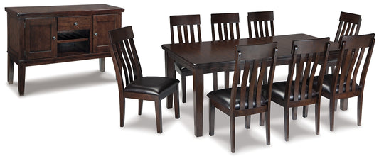 Haddigan Dining Table and 8 Chairs with Storage Furniture Mart -  online today or in-store at our location in Duluth, Ga. Furniture Mart Georgia. View our lowest price today. Shop Now. 