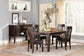 Haddigan Dining Table and 4 Chairs with Storage Furniture Mart -  online today or in-store at our location in Duluth, Ga. Furniture Mart Georgia. View our lowest price today. Shop Now. 
