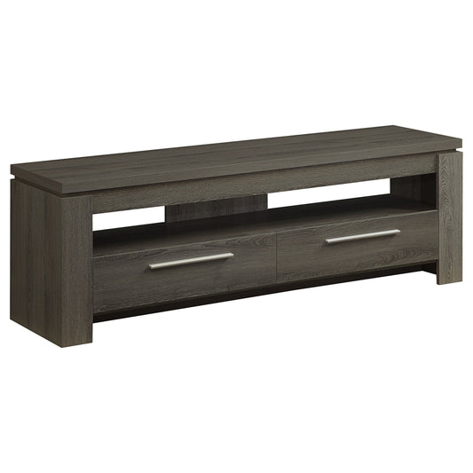 Elkton 2-drawer TV Console Weathered Grey